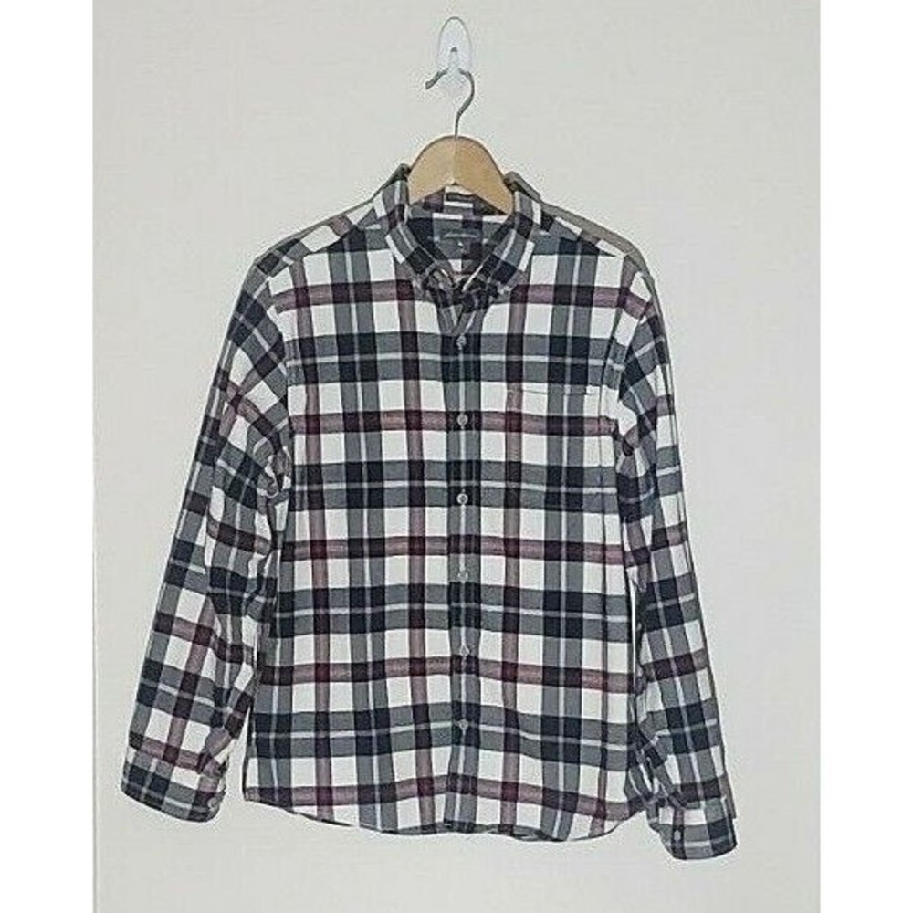 Eddie Bauer Flannel Button Down Large - image 2